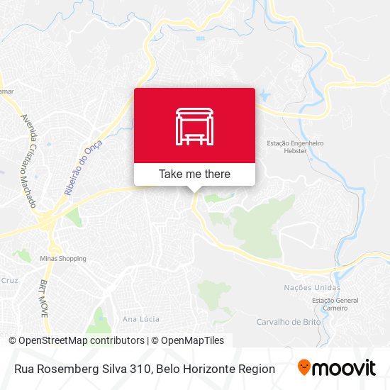 Mapa Rua Rosemberg Silva 310