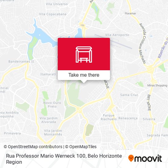 Rua Professor Mario Werneck 100 map