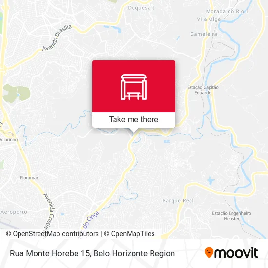 Rua Monte Horebe 15 map