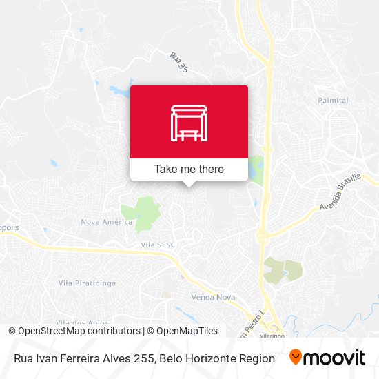 Rua Ivan Ferreira Alves 255 map