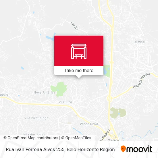 Rua Ivan Ferreira Alves 255 map