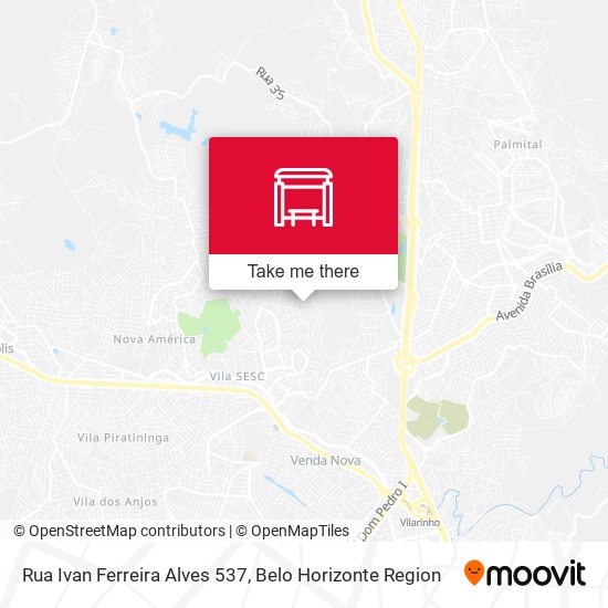 Rua Ivan Ferreira Alves 537 map
