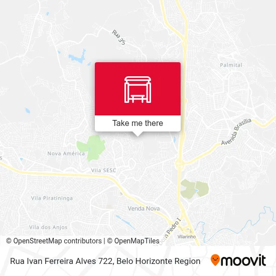 Rua Ivan Ferreira Alves 722 map