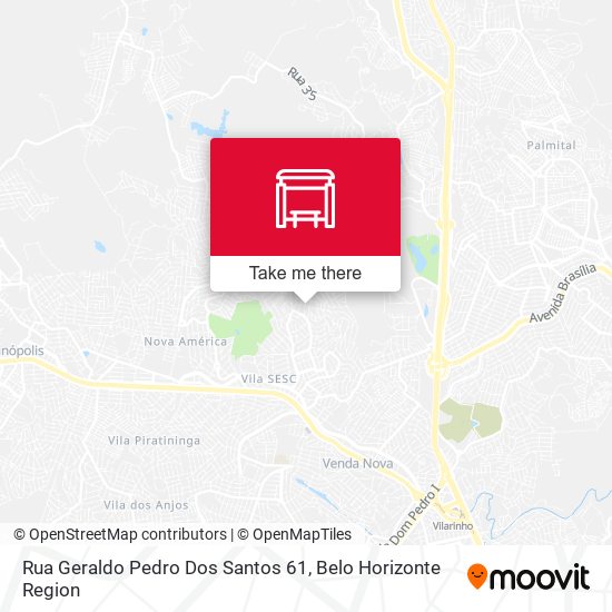 Rua Geraldo Pedro Dos Santos 61 map