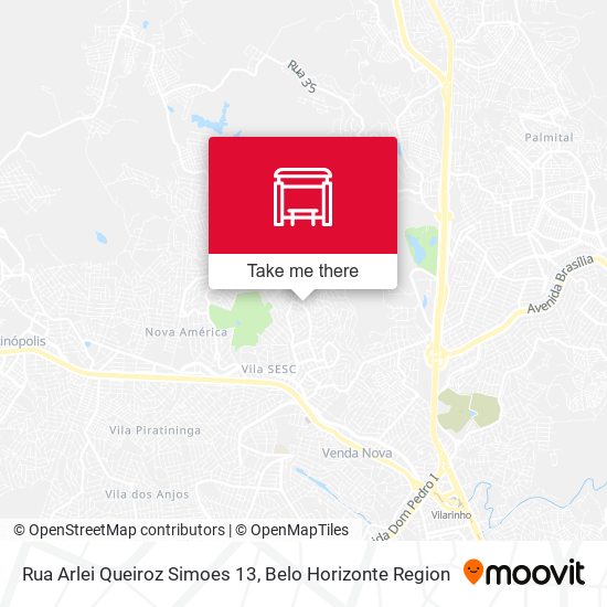 Rua Arlei Queiroz Simoes 13 map