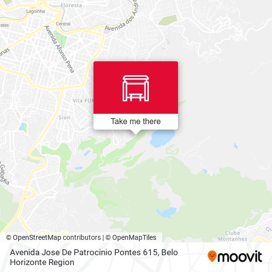 Avenida Jose De Patrocinio Pontes 615 map