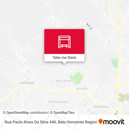 Rua Paulo Alves Da Silva 446 map