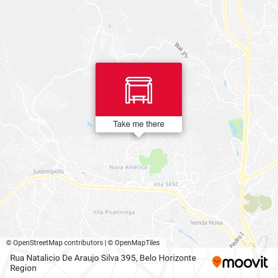 Rua Natalicio De Araujo Silva 395 map