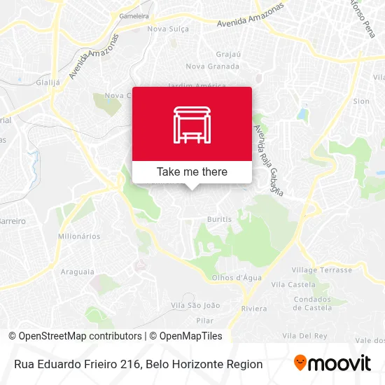 Rua Eduardo Frieiro 216 map