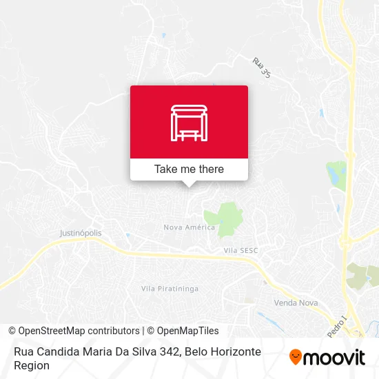 Rua Candida Maria Da Silva 342 map