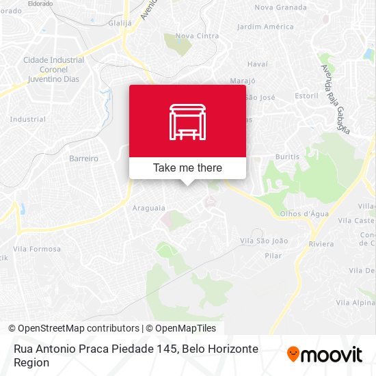 Rua Antonio Praca Piedade 145 map