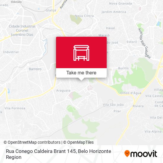 Rua Conego Caldeira Brant 145 map