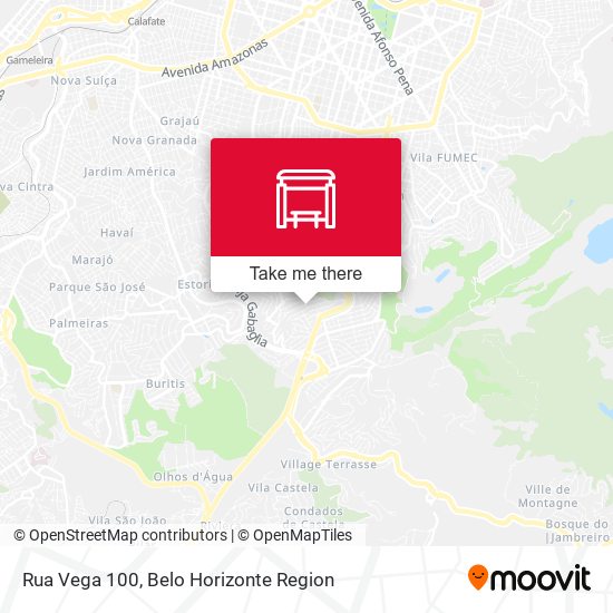 Rua Vega 100 map