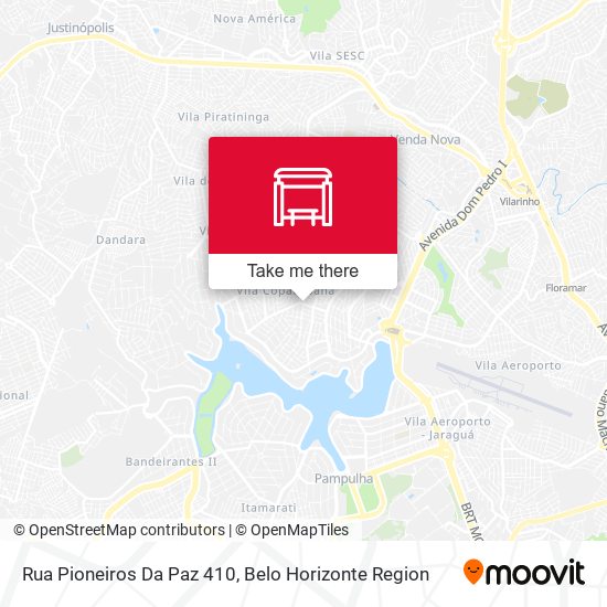 Rua Pioneiros Da Paz 410 map