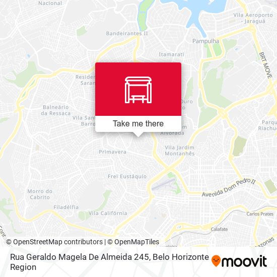 Rua Geraldo Magela De Almeida 245 map