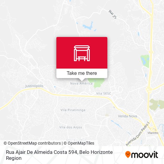 Rua Ajair De Almeida Costa 594 map