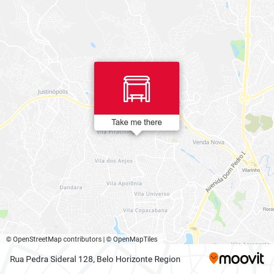 Rua Pedra Sideral 128 map