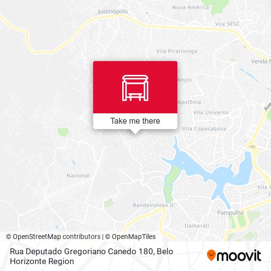 Rua Deputado Gregoriano Canedo 180 map