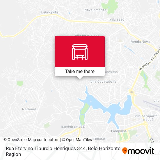 Rua Etervino Tiburcio Henriques 344 map