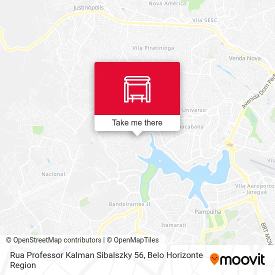 Rua Professor Kalman Sibalszky 56 map
