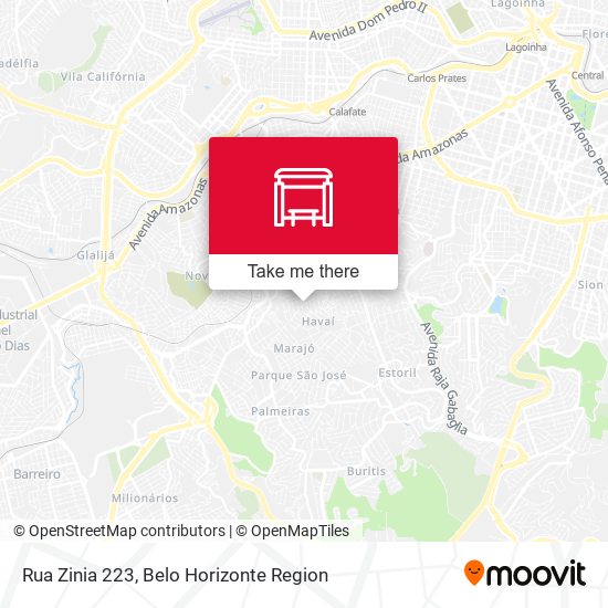 Rua Zinia 223 map
