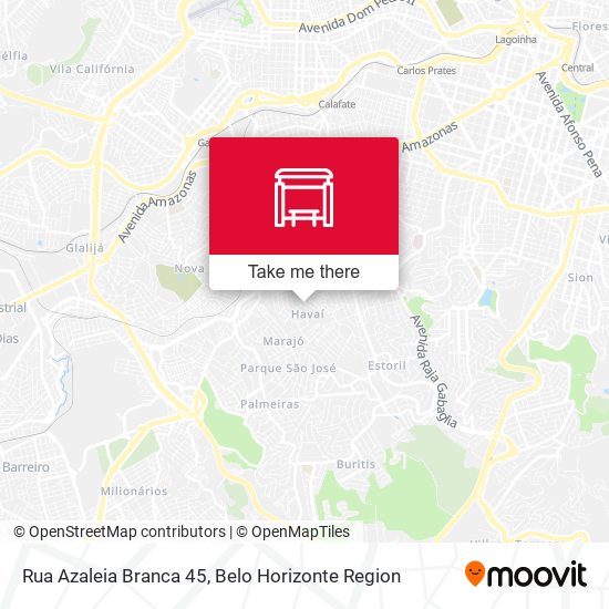 Rua Azaleia Branca 45 map
