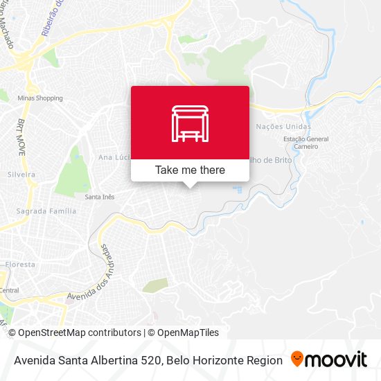 Avenida Santa Albertina 520 map