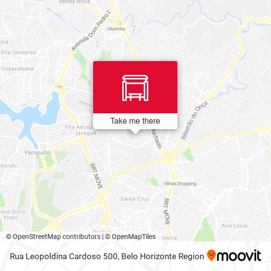 Rua Leopoldina Cardoso 500 map