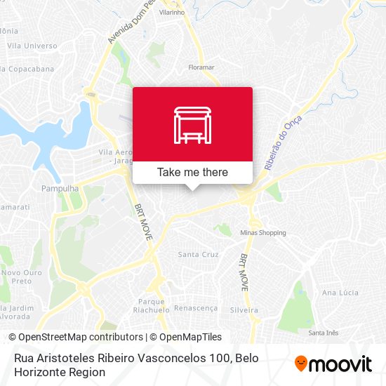 Rua Aristoteles Ribeiro Vasconcelos 100 map