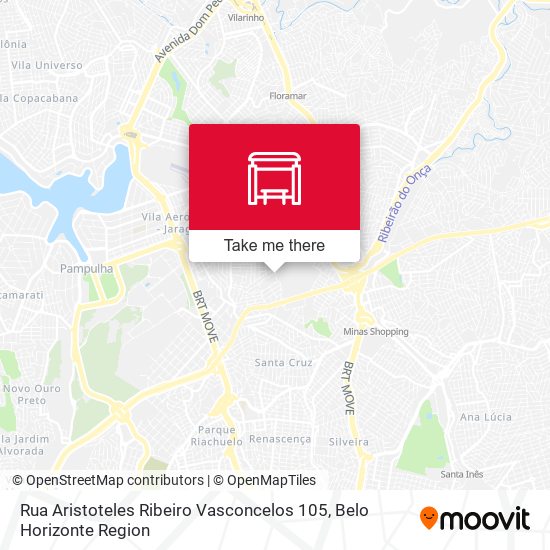 Rua Aristoteles Ribeiro Vasconcelos 105 map