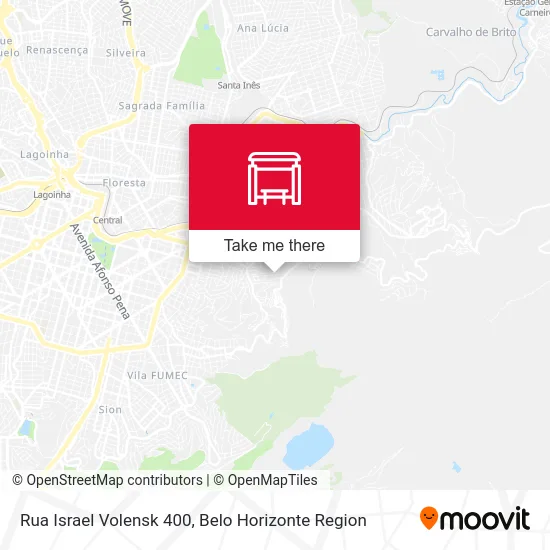 Rua Israel Volensk 400 map