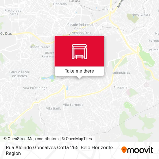 Rua Alcindo Goncalves Cotta 265 map