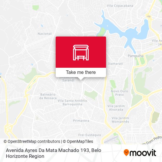 Avenida Ayres Da Mata Machado 193 map