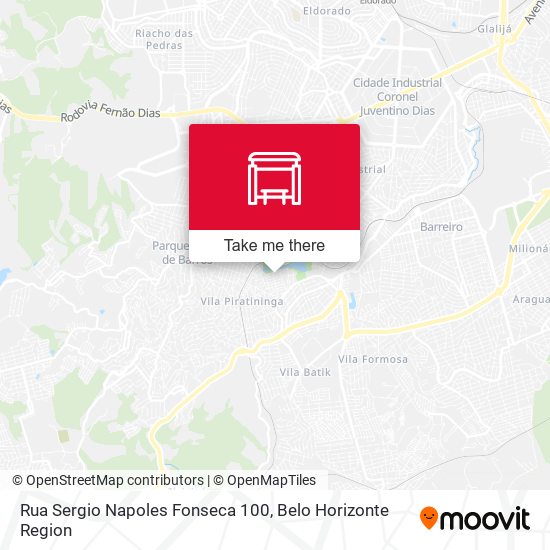 Rua Sergio Napoles Fonseca 100 map