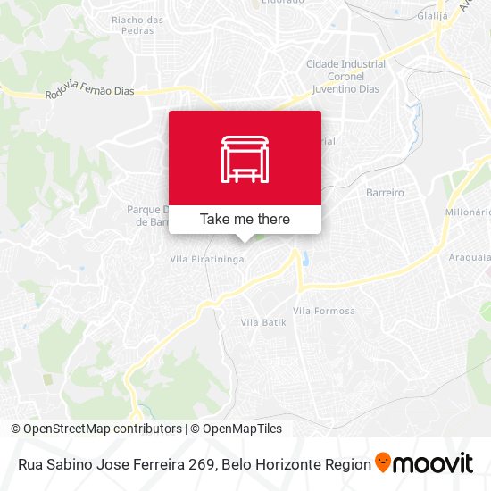 Rua Sabino Jose Ferreira 269 map