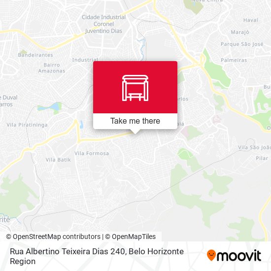 Rua Albertino Teixeira Dias 240 map