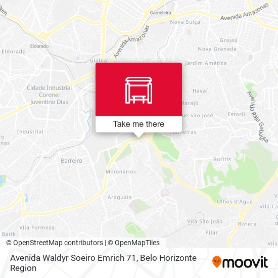 Mapa Avenida Waldyr Soeiro Emrich 71