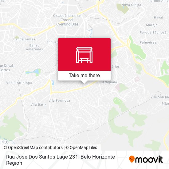 Rua Jose Dos Santos Lage 231 map