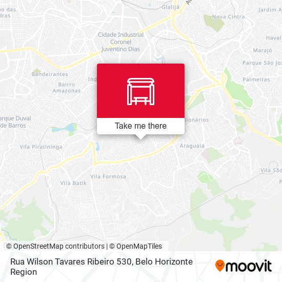 Mapa Rua Wilson Tavares Ribeiro 530