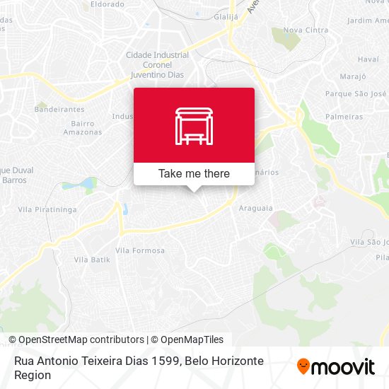 Rua Antonio Teixeira Dias 1599 map