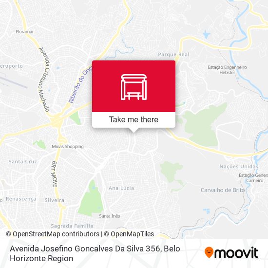 Avenida Josefino Goncalves Da Silva 356 map