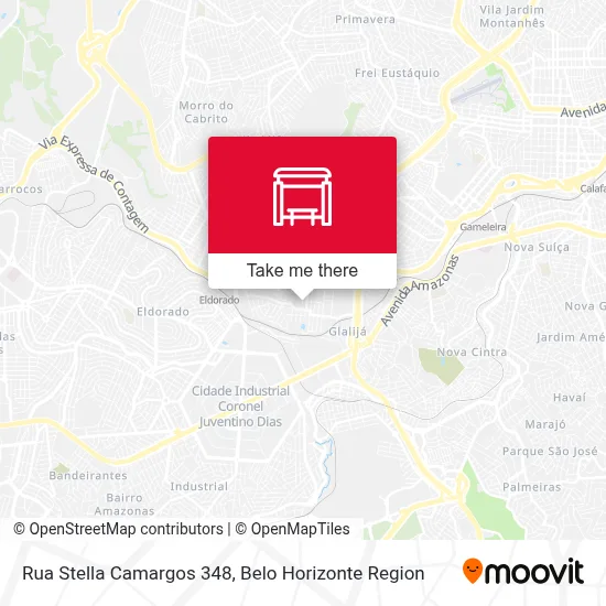 Rua Stella Camargos 348 map