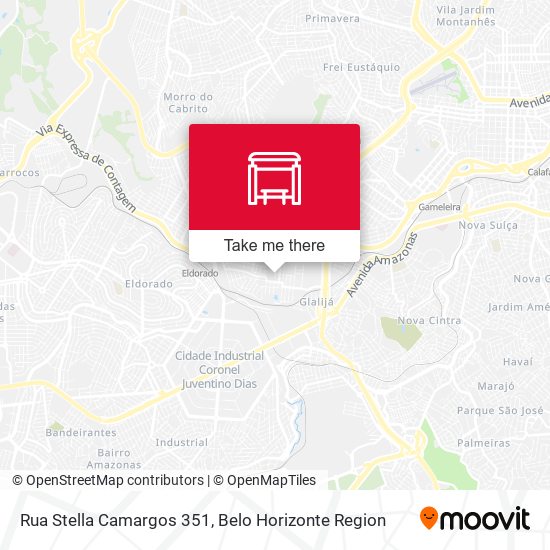 Mapa Rua Stella Camargos 351