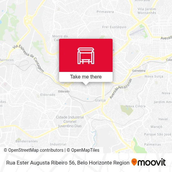 Rua Ester Augusta Ribeiro 56 map
