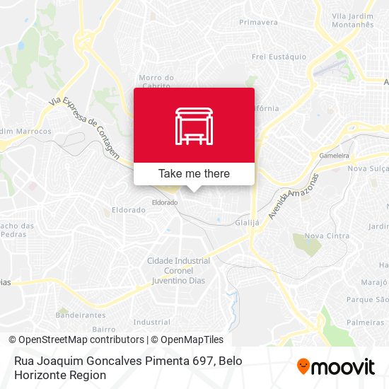 Rua Joaquim Goncalves Pimenta 697 map