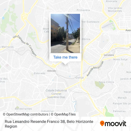Rua Lesandro Resende Franco 38 map