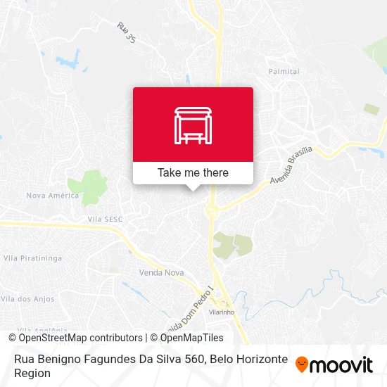 Rua Benigno Fagundes Da Silva 560 map