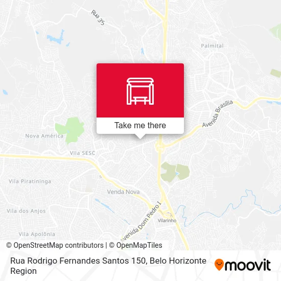 Rua Rodrigo Fernandes Santos 150 map