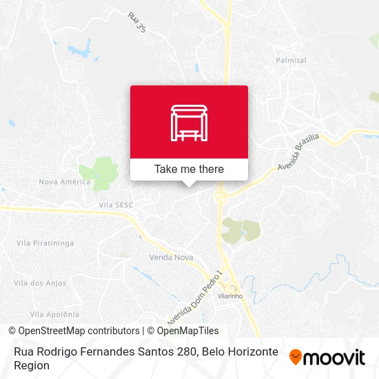 Rua Rodrigo Fernandes Santos 280 map