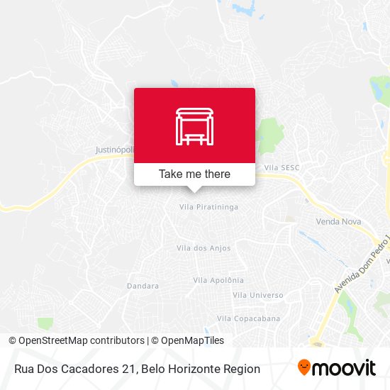 Rua Dos Cacadores 21 map